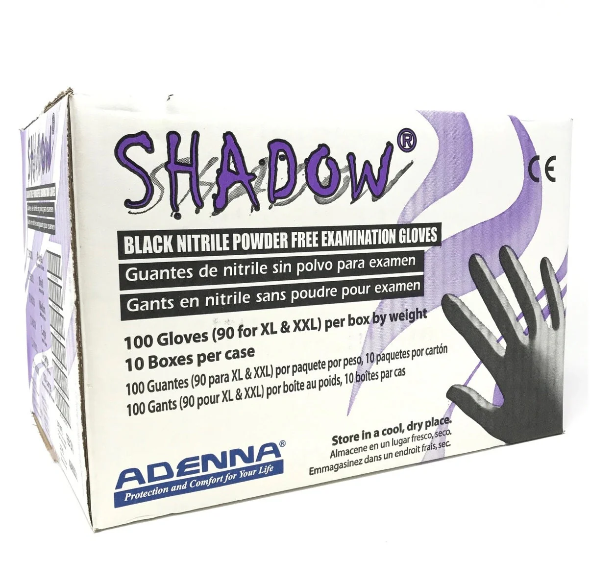 Shadow Black Nitrile Gloves - Image 3